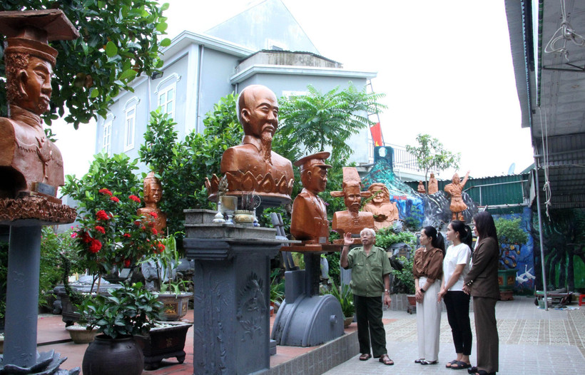 Vườn tượng đặc sắc về các vĩ nhân và anh hùng dân tộc 