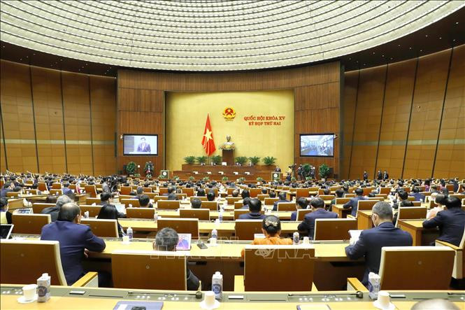 Quang cảnh phiên bế mạc Kỳ họp thứ hai, Quốc hội khóa XV. Ảnh: Phương Hoa – TTXVN