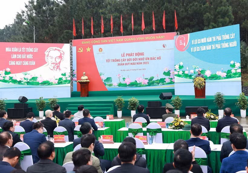 Thủ tướng Phạm Minh Chính phát động Tết trồng cây Xuân Quý Mão