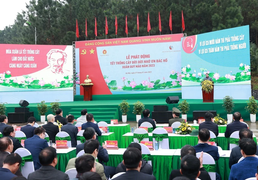 Thủ tướng Phạm Minh Chính phát động Tết trồng cây Xuân Quý Mão