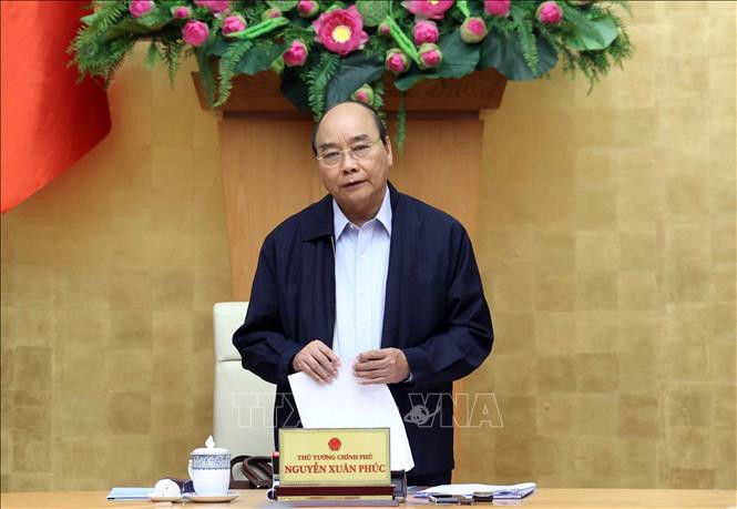 Thủ tướng Nguyễn Xuân Phúc phát biểu. Ảnh: Thống Nhất – TTXVN