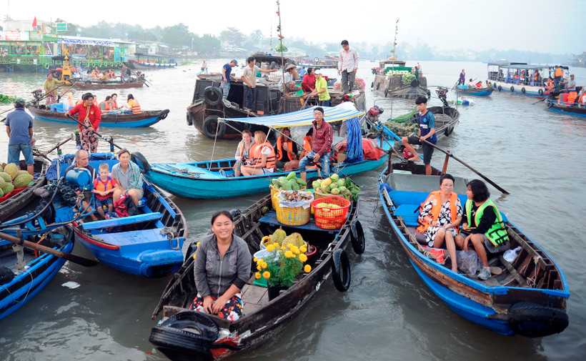Mùa xuân vùng sông nước Cửu Long