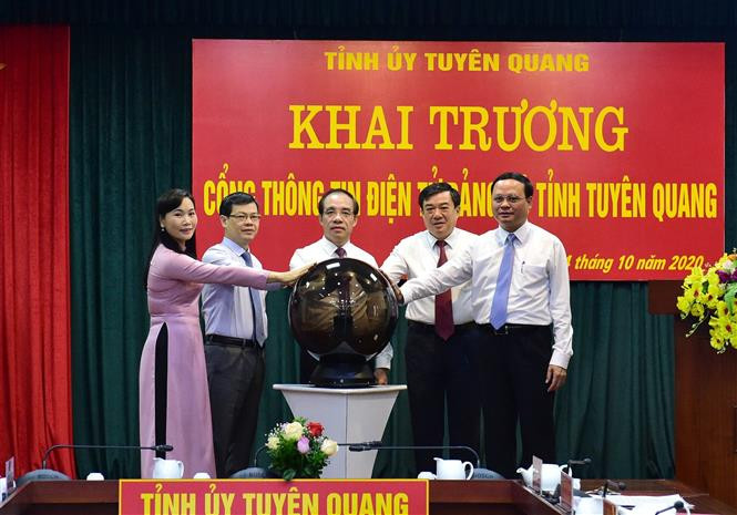 Khai trương Cổng thông tin điện tử Đảng bộ tỉnh Tuyên Quang