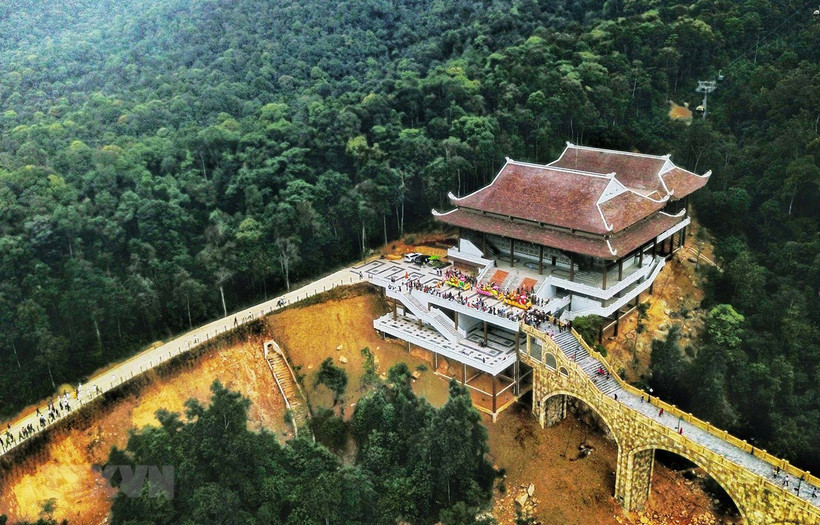 Quần thể di tích và danh thắng Yên Tử. Ảnh: Thành Đạt – TTXVN