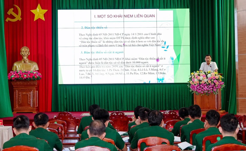 Bồi dưỡng tiếng Khmer cho cán bộ, chiến sĩ Bộ đội Biên phòng tỉnh Sóc Trăng