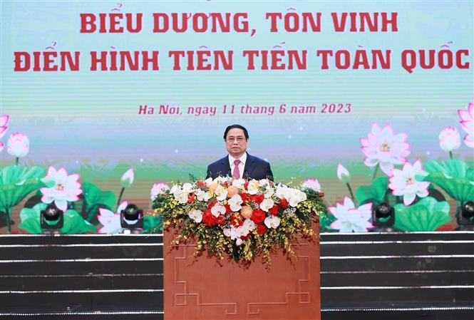 Thủ tướng Phạm Minh Chính: Mỗi điển hình tiên tiến lan tỏa tinh thần, đạo đức, ý thức trách nhiệm và sự cống hiến