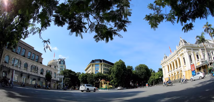 Quảng trường Cách mạng Tháng Tám hôm nay. Ảnh: Thanh Tùng