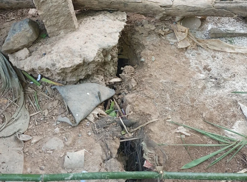 An Giang: 5 căn nhà phải di dời trước nguy cơ sạt lở bờ sông Hậu