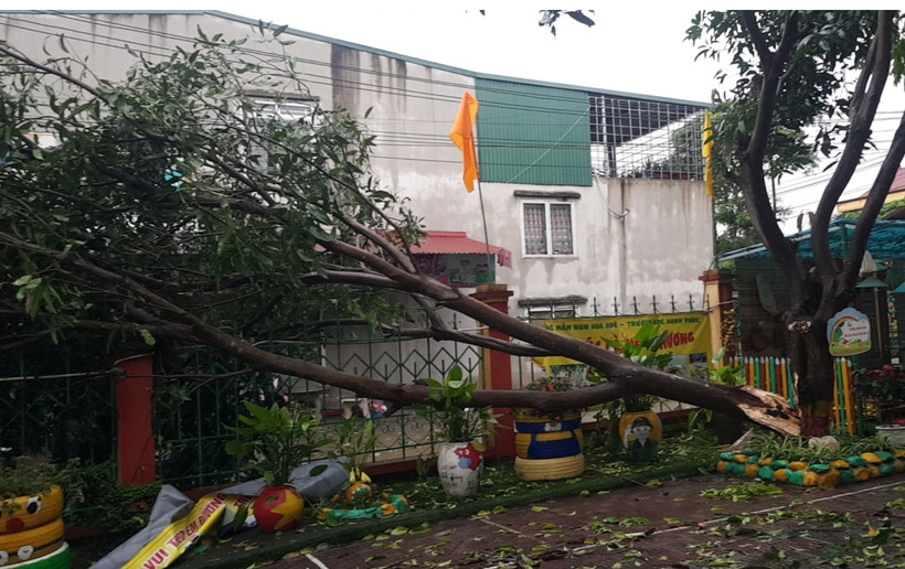 Yên Bái thiệt hại khoảng 11 tỷ đồng do mưa to kèm theo gió lốc