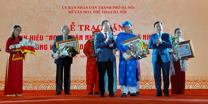 Hà Nội: Vinh danh 66 Nghệ nhân Nhân dân, Nghệ nhân Ưu tú lĩnh vực di sản văn hóa phi vật thể