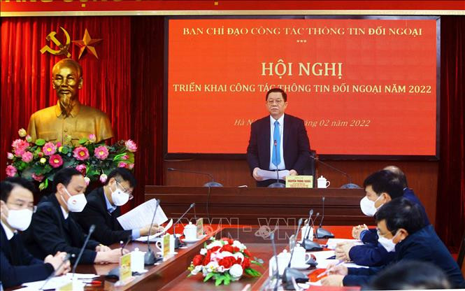 Đồng chí Nguyễn Trọng Nghĩa phát biểu tại hội nghị. Ảnh: An Đăng – TTXVN