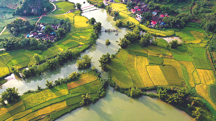 Vẻ đẹp hữu tình và thơ mộng của Phong Nậm. Ảnh: Thanh Hà