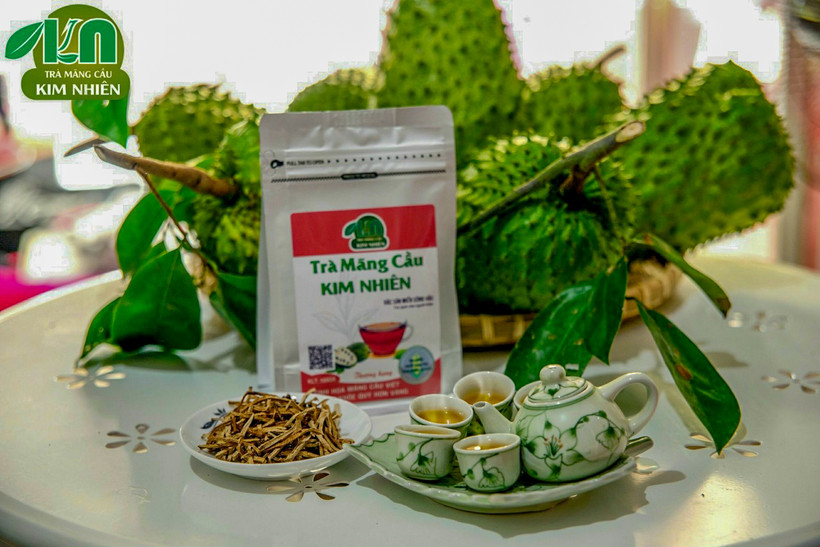 Trà mãng cầu - vị ngọt miền sông Hậu