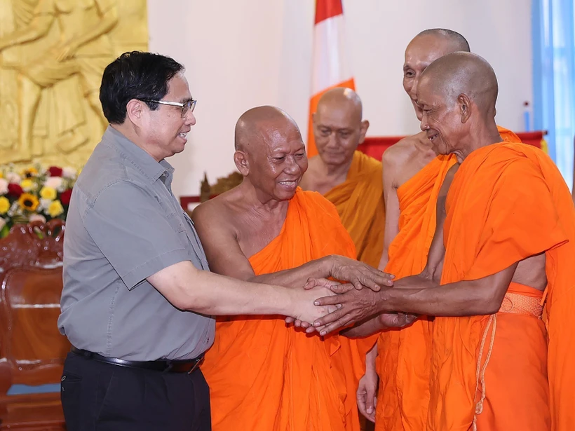 Thủ tướng Phạm Minh Chính chúc mừng đồng bào Khmer nhân Lễ Sene Dolta năm 2023