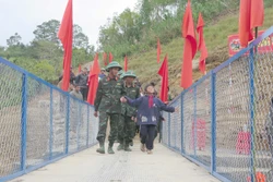 Khánh thành đường Quân - Dân vào 5 thôn bị cô lập ở Quảng Ngãi