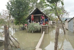 Khẩn trương khắc phục ngập úng ở Buôn Nu sau bão 13 và mưa lũ 