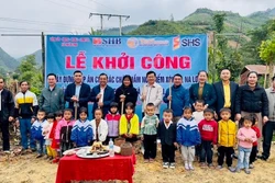 Nghệ An khởi công nhiều bếp ăn cho học sinh mầm non tại địa bàn biên giới Nhôn Mai