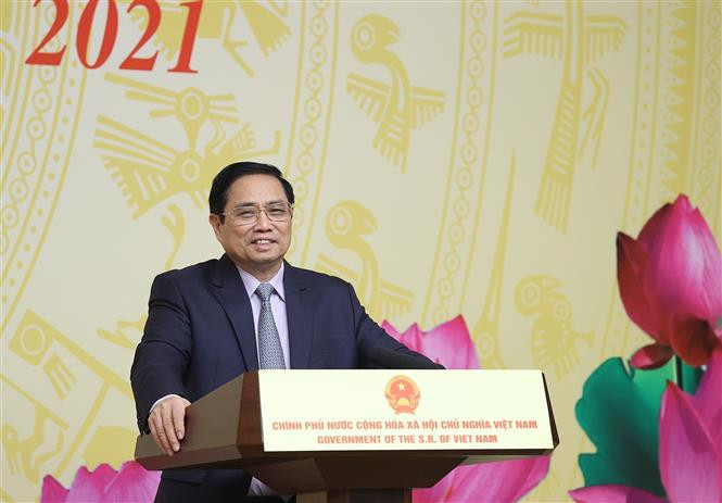 Thủ tướng Phạm Minh Chính phát biểu tại buổi gặp nhà giáo, cán bộ quản lý giáo dục tiêu biểu. Ảnh: Dương Giang - TTXVN Thủ tướng Phạm Minh Chính: Các nhà giáo đang thực hiện sứ mệnh rất vẻ vang và đáng tự hào ảnh 1