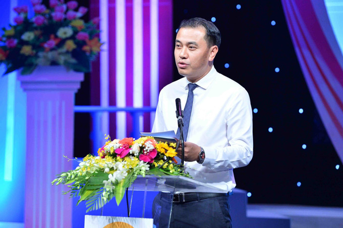 Phó Chủ tịch Thường trực Trung ương Hội Liên hiệp Thanh niên Việt Nam Nguyễn Hải Minh phát biểu. Ảnh: Minh Đức – TTXVN Xây dựng gia đình trẻ tiến bộ để góp phần tạo nên xã hội hạnh phúc ảnh 4