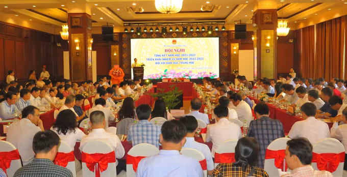 Bộ Giáo dục và Đào tạo triển khai nhiệm vụ năm học 2022-2023 đối với giáo dục trung học ảnh 2