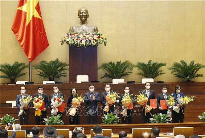 Chủ tịch Quốc hội Vương Đình Huệ dự Lễ công bố thành lập Tổ chức Nghị sỹ hữu nghị Việt Nam, Nhóm Nữ đại biểu Quốc hội và Nhóm đại biểu Quốc hội trẻ ảnh 6