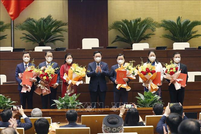 Chủ tịch Quốc hội Vương Đình Huệ dự Lễ công bố thành lập Tổ chức Nghị sỹ hữu nghị Việt Nam, Nhóm Nữ đại biểu Quốc hội và Nhóm đại biểu Quốc hội trẻ ảnh 5