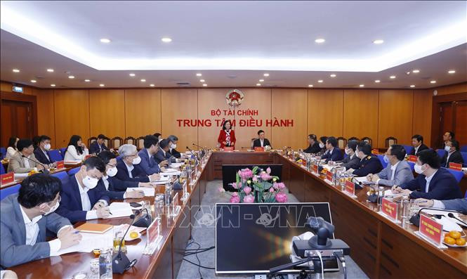 Quang cảnh buổi làm việc. Ảnh: Phương Hoa – TTXVN Trưởng ban Tổ chức Trung ương Trương Thị Mai: Tinh giản biên chế phải gắn với nâng cao năng lực, hiệu quả ảnh 2