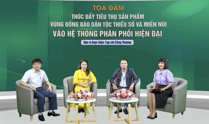 Quang cảnh buổi toạ đàm. Ảnh: Trần Việt - TTXVN Mở đường cho sản phẩm vùng dân tộc thiểu số và miền núi vào hệ thống phân phối ảnh 1