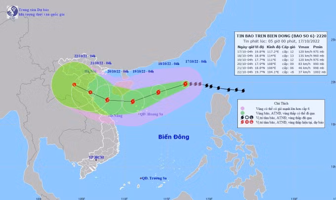 Theo dõi chặt chẽ diễn biến bão số 6 để chủ động ứng phó ảnh 1