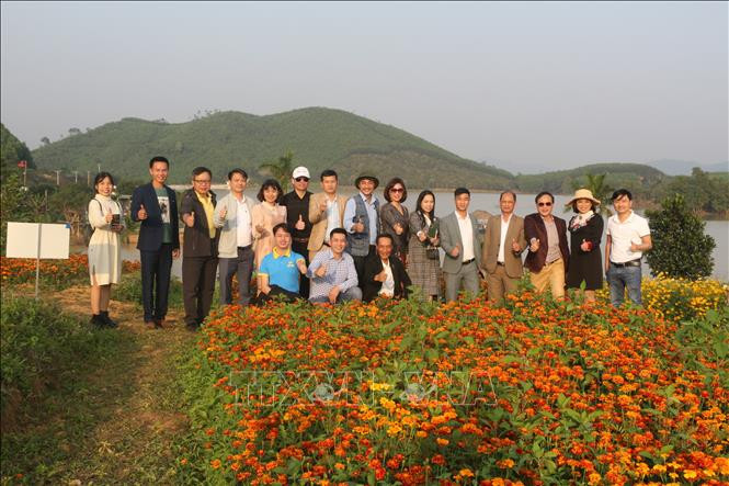Từ khi khai trương đến nay, vào những ngày cao điểm, đồi hoa xuân Khu du lịch Hòn Mát, huyện Nghĩa Đàn, đón 300 - 500 khách trong và ngoài tỉnh đến tham quan, khám phá, chụp ảnh. Ảnh: Bích Huệ - TTXVN Du lịch canh nông được ưa chuộng trong thời COVID-19 ảnh 5