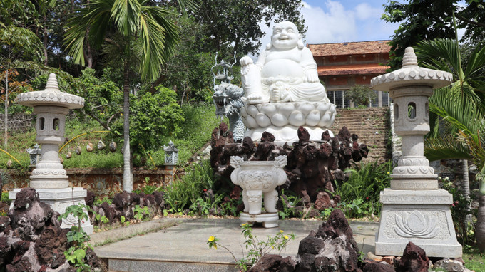 "Làng chùa Đại Ninh" nổi tiếng trên cao nguyên Đức Trọng. Ảnh: Đặng Tuấn-TTXVN Ngôi làng có nhiều chùa nhất ở cao nguyên ảnh 4