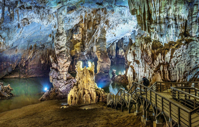 Động Phong Nha đẹp huyền ảo và kỳ vỹ. Ảnh: TTXVN phát Xây dựng Phong Nha trở thành điểm đến thân thiện và an toàn ảnh 2