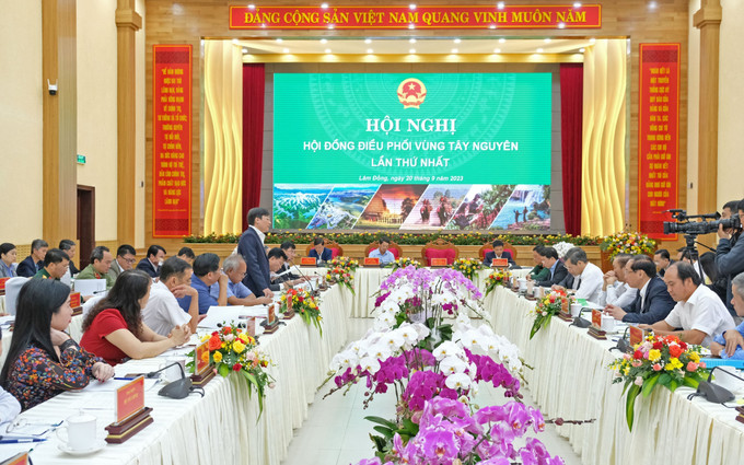 Quang cảnh Hội nghị. Ảnh: Nguyễn Dũng – TTXVN Phó Thủ tướng Trần Lưu Quang: Ưu tiên ba nhiệm vụ chính để phát triển vùng Tây Nguyên ảnh 1