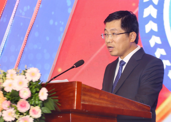 Cục trưởng Cục Báo chí Lưu Đình Phúc phát biểu. Ảnh: Tuấn Đức - TTXVN Giữ vững giá trị cốt lõi của báo chí cách mạng, cái tâm của người làm báo ảnh 4