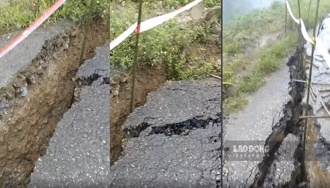 Điện Biên xuất hiện thêm nhiều cung đường bị sạt trượt ảnh 1