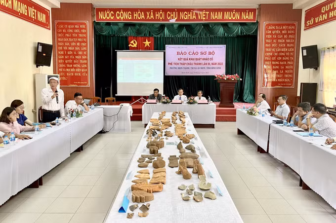 Nhiều phát hiện khảo cổ ở phế tích Châu Thành ảnh 8