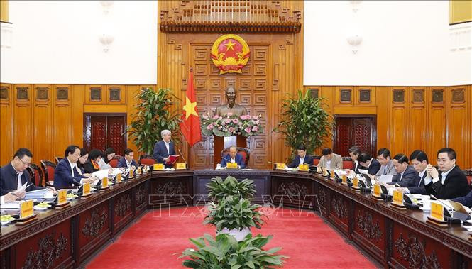 Quang cảnh cuộc họp. Ảnh: Doãn Tấn - TTXVN Phó Thủ tướng Thường trực Trương Hòa Bình: Tiếp tục đẩy mạnh phát triển kinh tế-xã hội vùng đồng bào dân tộc thiểu số ảnh 2