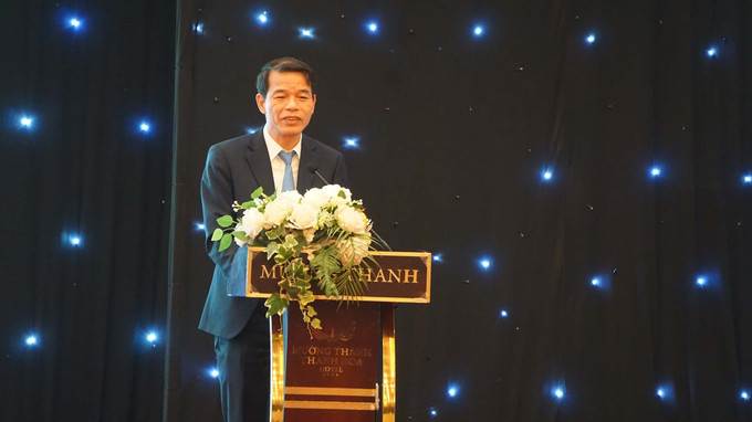 Ông Vũ Thanh Mai, Phó trưởng Ban Tuyên giáo Trung ương, phát biểu tại Hội thảo. Ảnh: Trịnh Duy Hưng - TTXVN Tăng cường lãnh đạo công tác phòng, chống HIV/AIDS ảnh 3