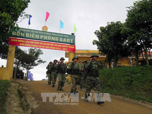 Đồn biên phòng Ga Ry nằm ở cực Tây của tỉnh Quảng Nam. Ảnh: baotintuc.vn Bình yên nơi phên dậu quốc gia ở huyện Tây Giang ảnh 1