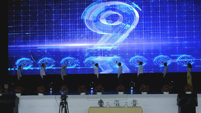 Lễ khai mạc Techfest - Ngày hội Khởi nghiệp sáng tạo. Ảnh: Đặng Tuấn –TTXVN Liên kết trung tâm hỗ trợ khởi nghiệp sáng tạo vùng Nam Trung bộ và Tây Nguyên ảnh 3