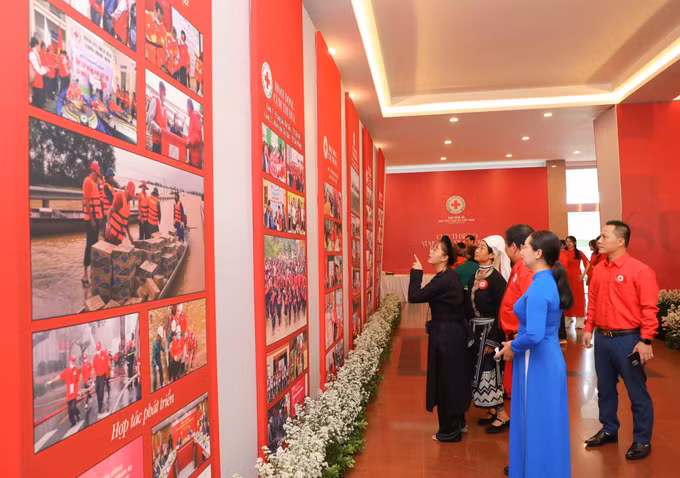 Đại hội đại biểu toàn quốc Hội Chữ thập đỏ Việt Nam lần thứ XI: Khai mạc triển lãm "Hệ sinh thái nhân đạo" ảnh 2