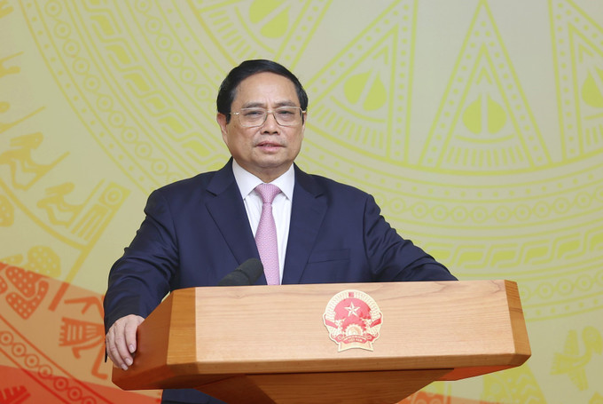 Thủ tướng Phạm Minh Chính chủ trì Hội nghị đẩy nhanh tiến độ công tác quy hoạch thời kỳ 2021-2030. Ảnh: Dương Giang-TTXVN Thủ tướng Chính phủ yêu cầu chấn chỉnh, tăng cường trách nhiệm trong xử lý công việc ảnh 1