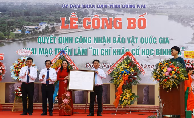 Công bố Bộ sưu tập Đàn đá Bình Đa là Bảo vật Quốc gia ảnh 1