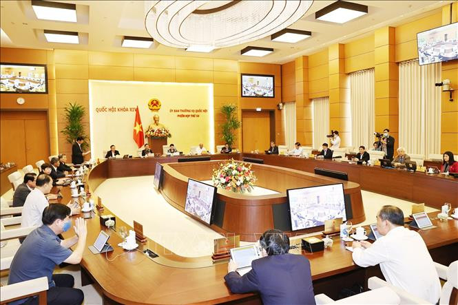 Quang cảnh phiên khai mạc. Ảnh: Trọng Đức - TTXVN Khai mạc Phiên họp thứ 54 của Ủy ban Thường vụ Quốc hội ảnh 1