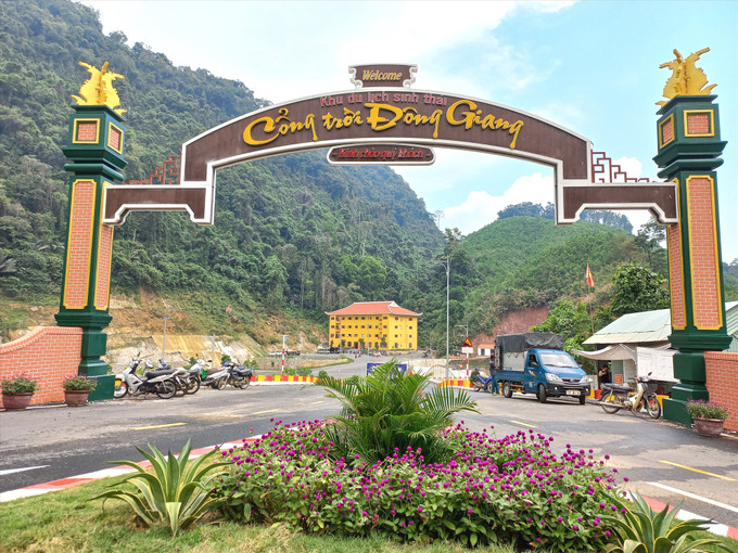 Cổng vào Khu du lịch sinh thái Cổng trời Đông Giang. Ảnh: baoquangnam.vn Quảng Nam kích hoạt sản phẩm chất lượng cao để phục hồi và phát triển du lịch ảnh 1