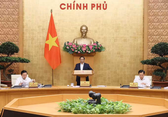 Thủ tướng Phạm Minh Chính chủ trì phiên họp Chính phủ thường kỳ tháng 4 ảnh 1