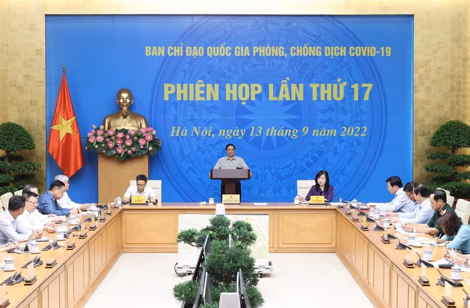 Thủ tướng Phạm Minh Chính chủ trì họp trực tuyến toàn quốc phòng, chống dịch COVID-19 ảnh 1