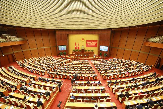 Toàn cảnh hội nghị. Ảnh: Phương Hoa – TTXVN Khai mạc Hội nghị Đối ngoại toàn quốc triển khai thực hiện Nghị quyết Đại hội XIII của Đảng ảnh 3