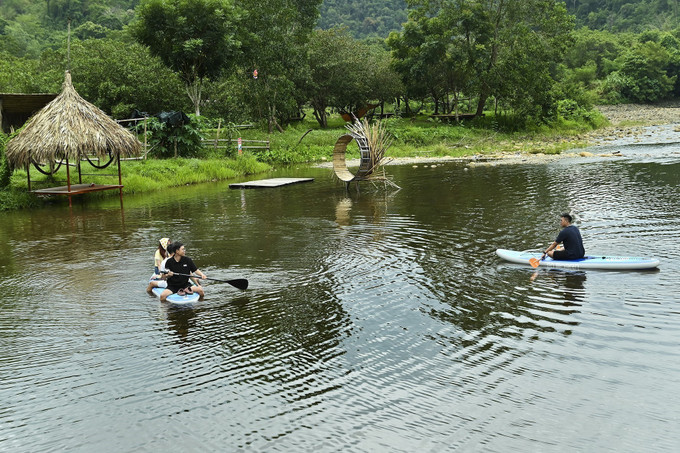 Điểm du lịch sinh thái tại xã La Ngâu, huyện Tánh Linh, tỉnh Bình Thuận. Ảnh: Nguyễn Thanh - TTXVN Du lịch và đầu tư xanh là chủ đề Ngày Du lịch thế giới năm 2023 ảnh 1