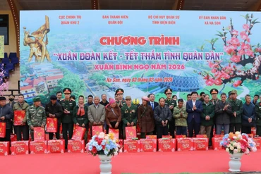 Xuân đoàn kết - Tết thắm tình quân dân